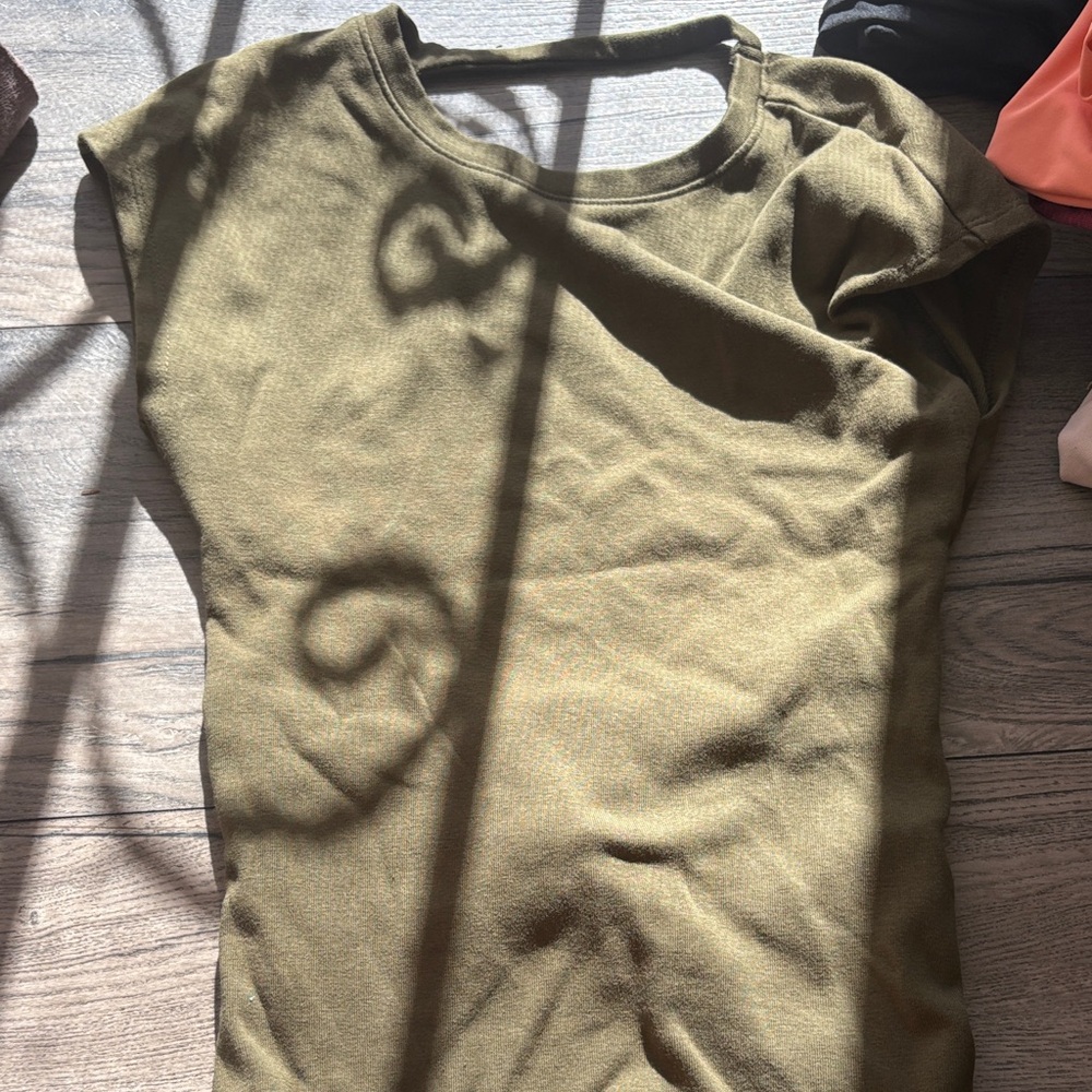Zara Olive Green Short Sleeve Tee